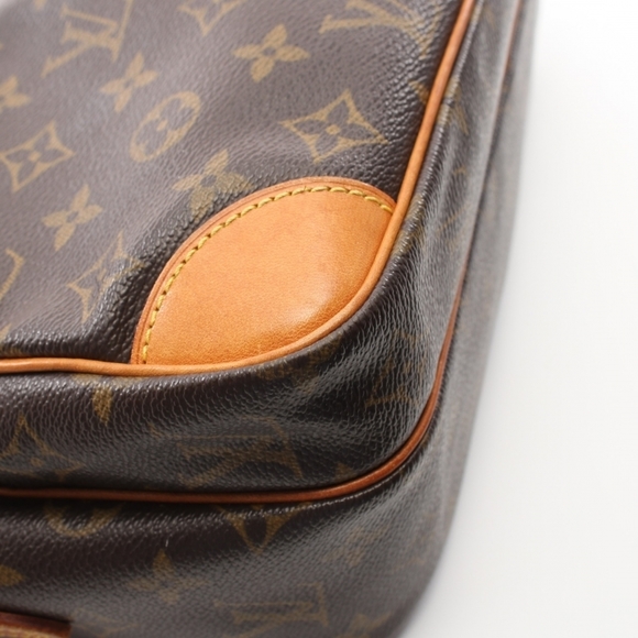 Louis Vuitton Monogram Shoulder Bag Leather Brown - Picture 5 of 7